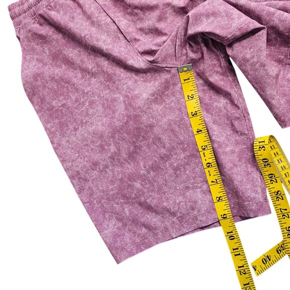 Lululemon Mens Pace Breaker Short 9", Lined, Purple Dye Wash, Size Small - Picture 8 of 9